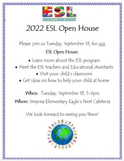 ESL Open House